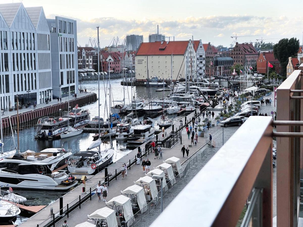 Waterlane W Oknami Na Rzeke - Marina View - Comfy Apartments Gdansk Dış mekan fotoğraf