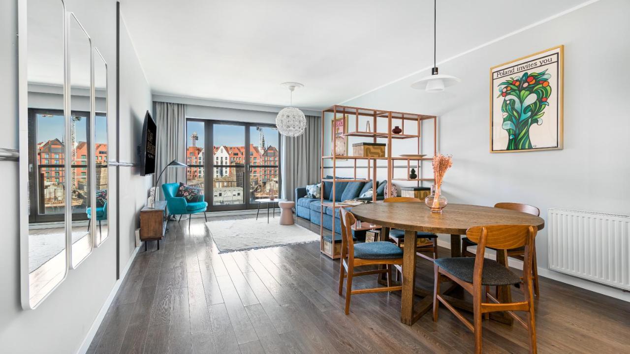 Waterlane W Oknami Na Rzeke - Marina View - Comfy Apartments Gdansk Dış mekan fotoğraf